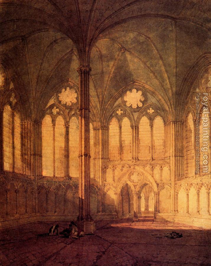 Joseph Mallord William Turner : The Chapter House, Salisbury Chathedral
